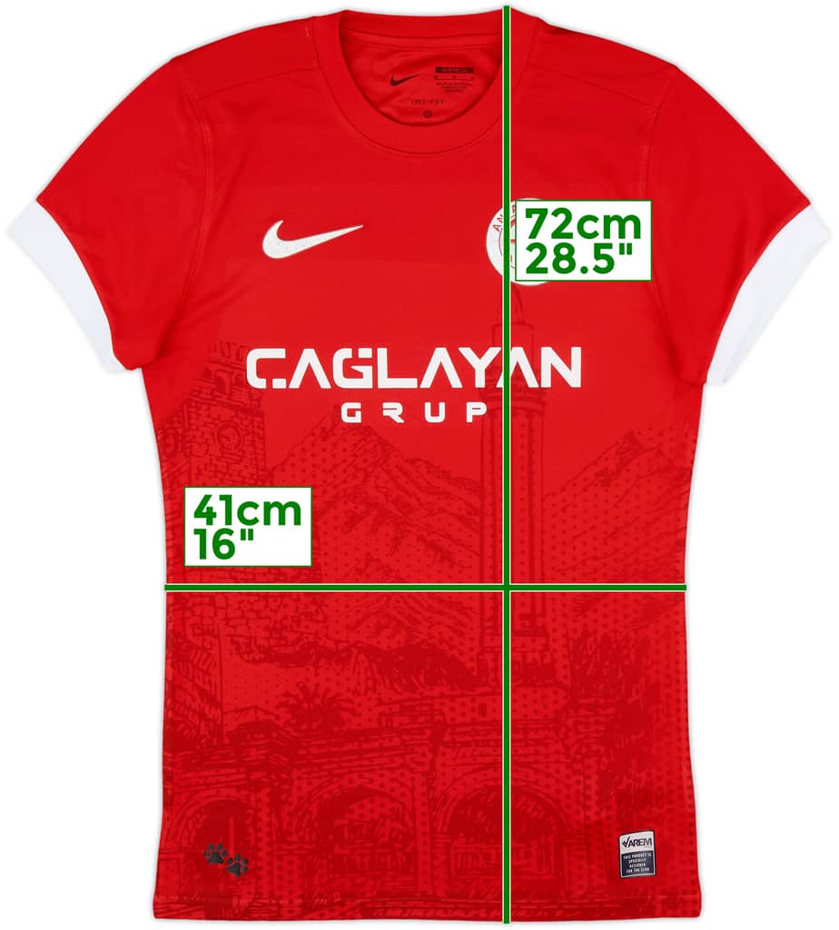 2022-23 Antalyaspor Home Shirt - 10/10 - (Women's M)