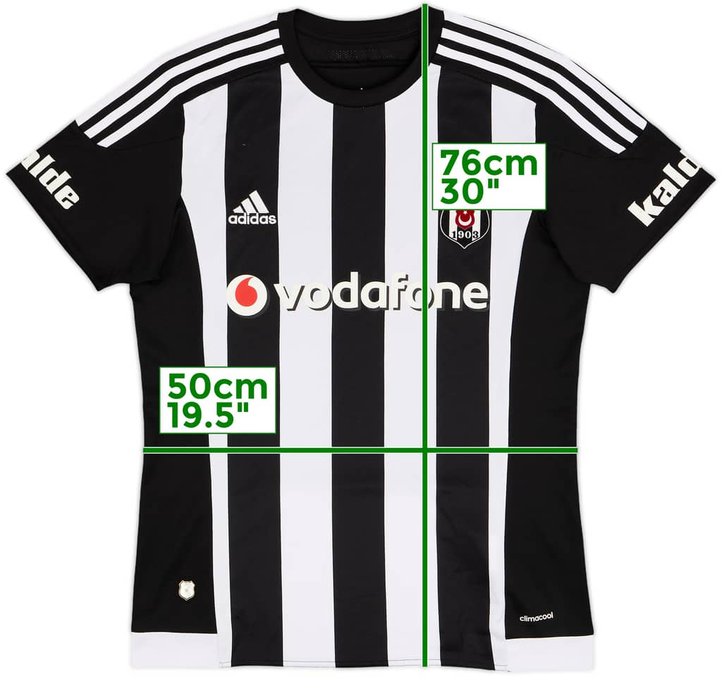 2015-16 Besiktas Home Shirt - 7/10 - (L)