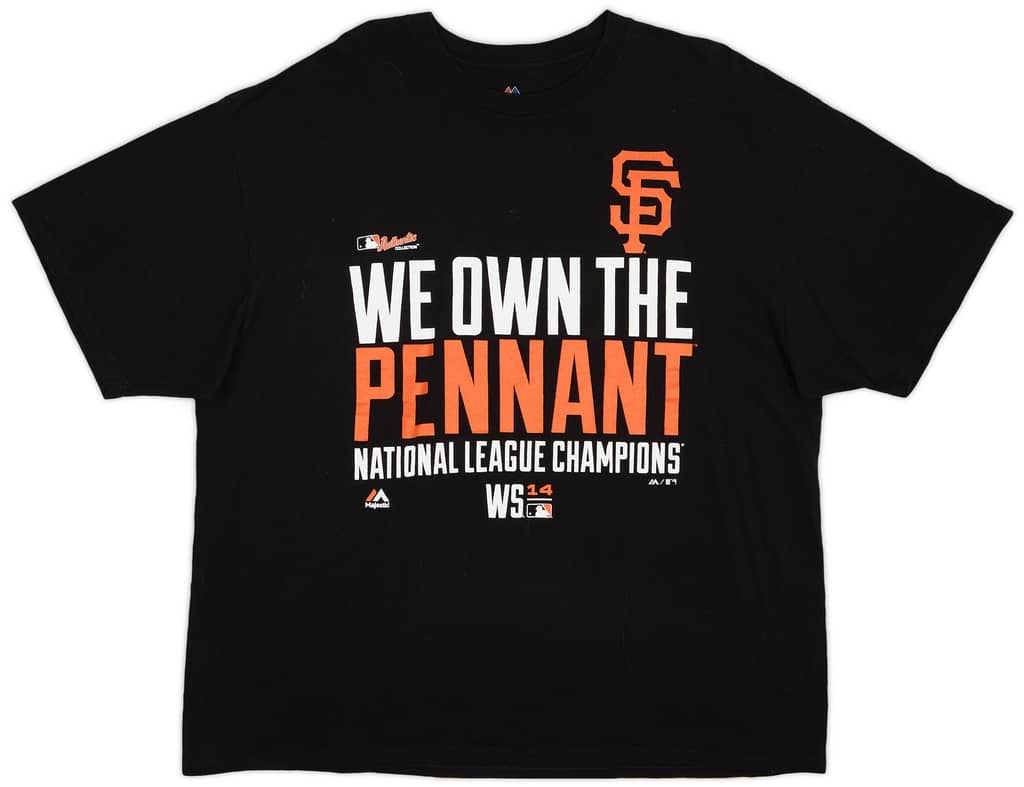 2014 San Francisco Giants National League Champions Majestic Tee - 9/10 - (XXL)
