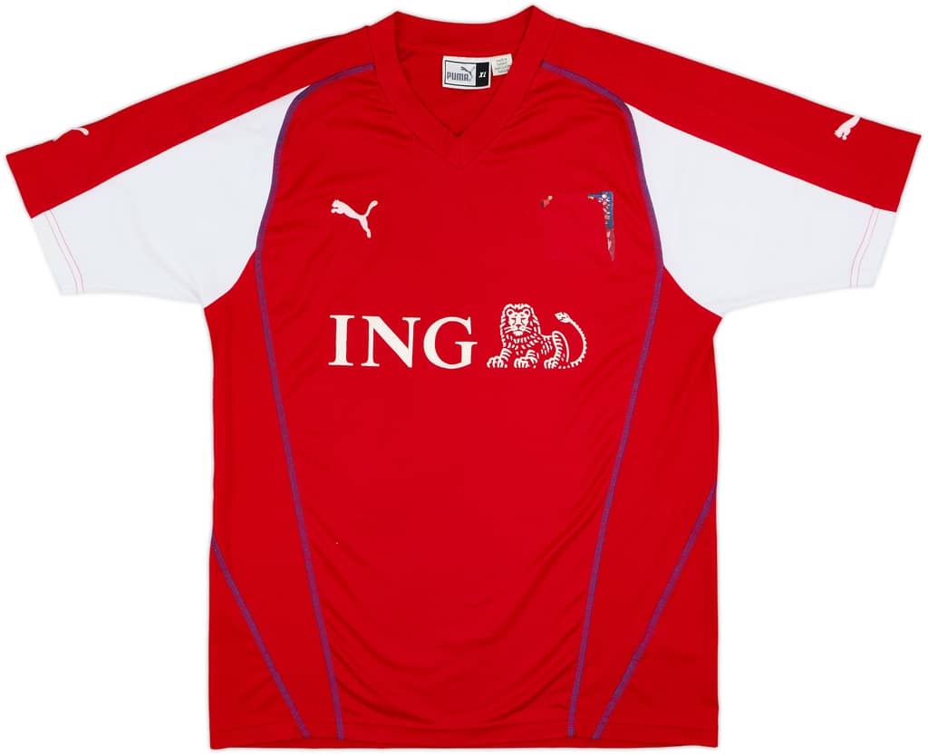 2004-05 Czech Republic Basic Home Shirt - 4/10 - (XL)