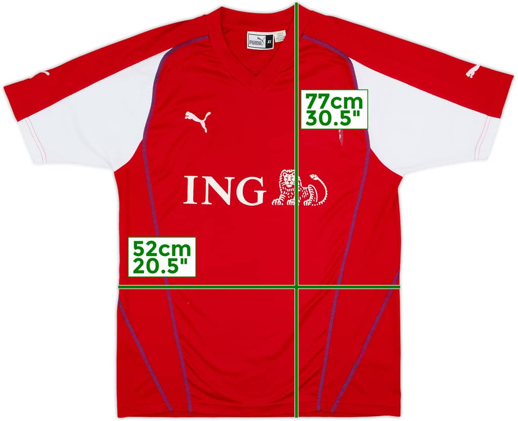 2004-05 Czech Republic Basic Home Shirt - 4/10 - (XL)