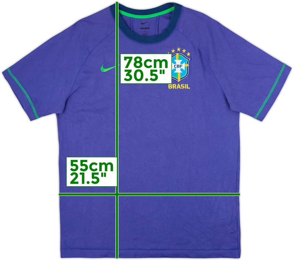 2022-23 Brazil Nike Cotton Tee - 8/10 - (L)