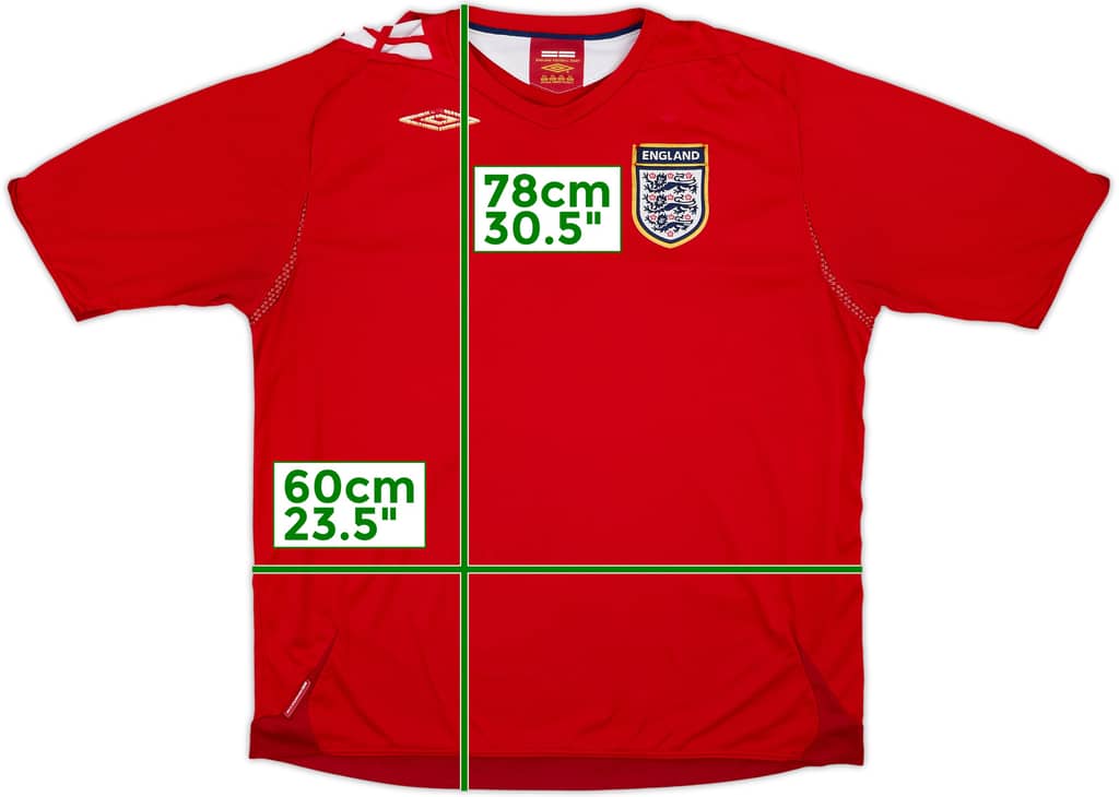 2006-08 England Away Shirt - 4/10 - (XXL)