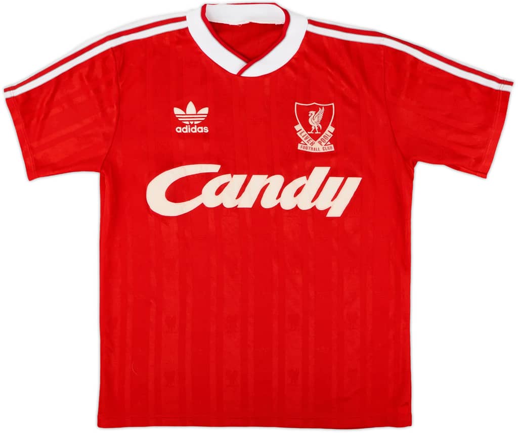 1988-89 Liverpool Home Shirt - 8/10 - (M)