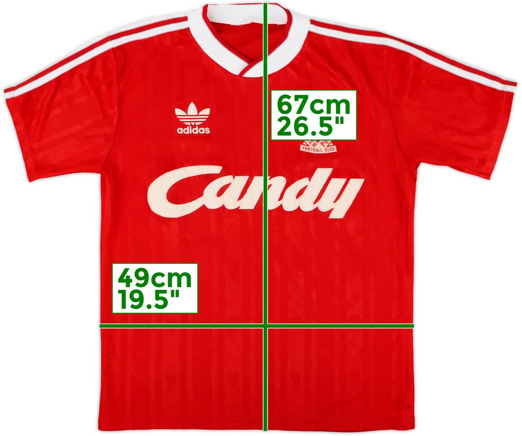 1988-89 Liverpool Home Shirt - 8/10 - (M)