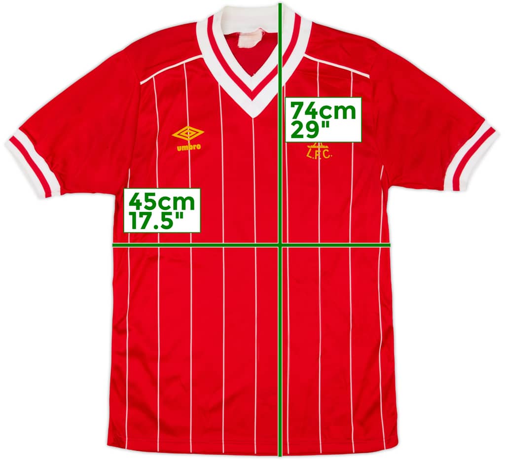 1982-85 Liverpool Home Shirt - 6/10 - (M)