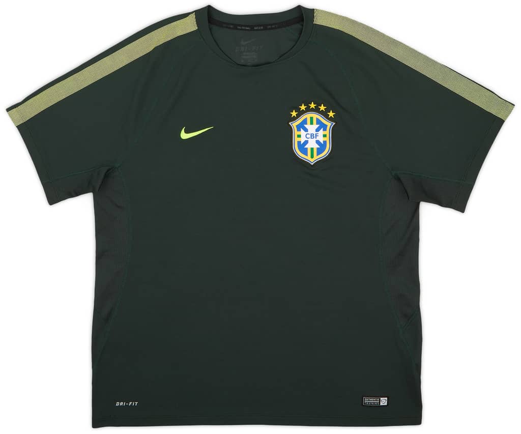 2014-15 Brazil Nike Training Shirt - 8/10 - (XL)