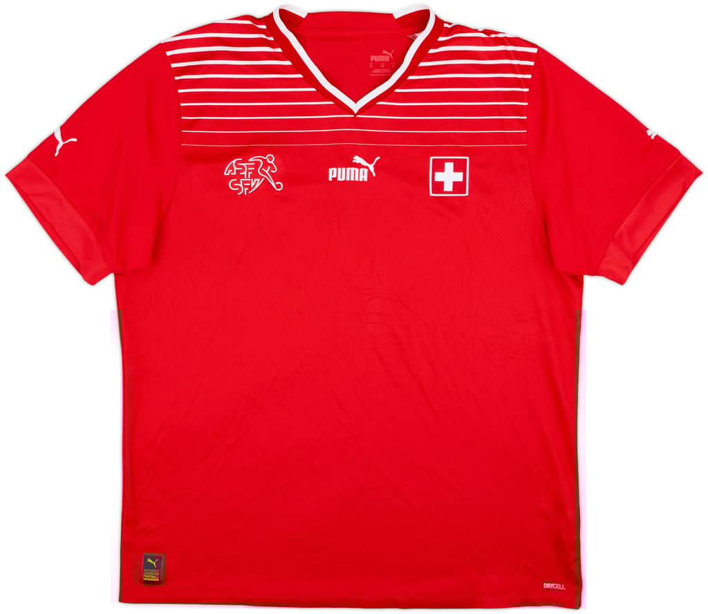 2022-23 Switzerland Home Shirt - 9/10 - (XL)
