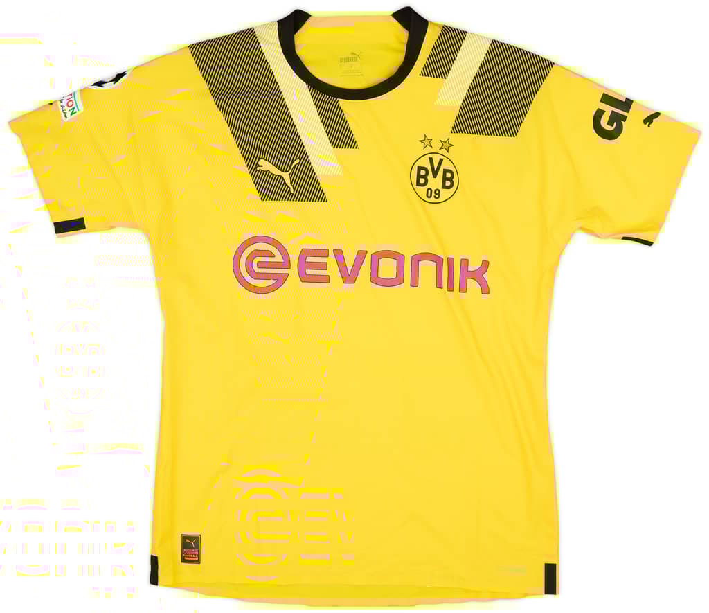 2022-23 Dortmund Match Issue Champions League Home Shirt Adeyemi #27