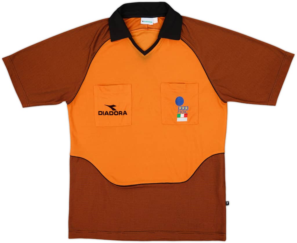 1990s Italy FIGC Diadora Referee Shirt - 9/10 - (L)