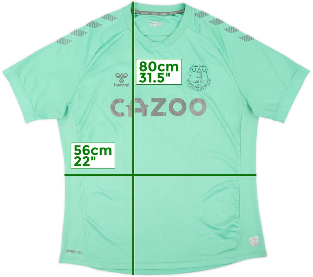 2020-21 Everton Third Shirt - 7/10 - (XXL)