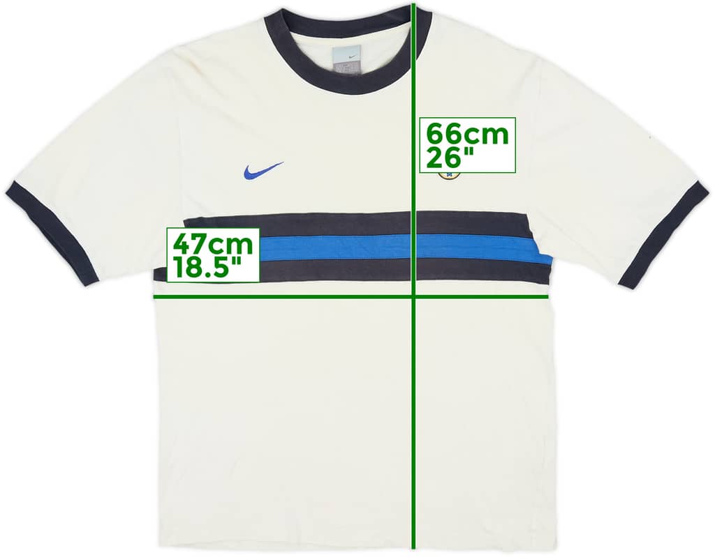 Camiseta de algodón Nike del Inter Milan 2003-04 - 5/10 - (M)