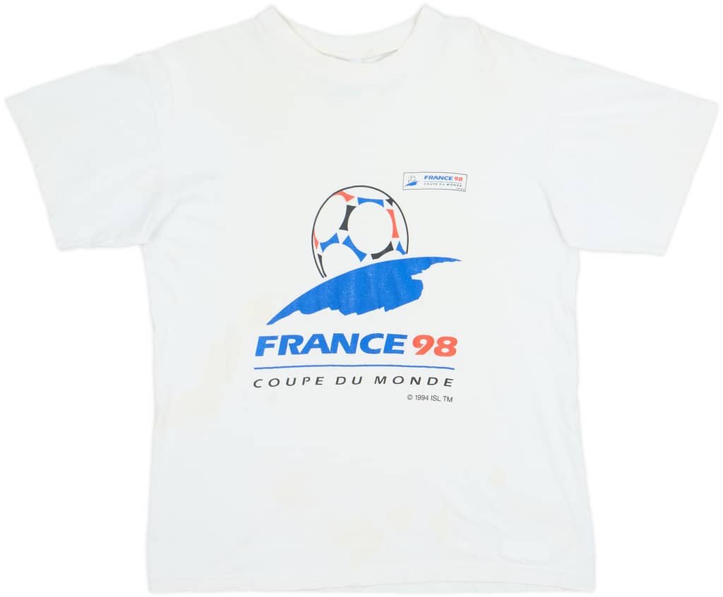 1998 France 98 Coupe Du Monde Graphic Tee - 6/10 - (S)