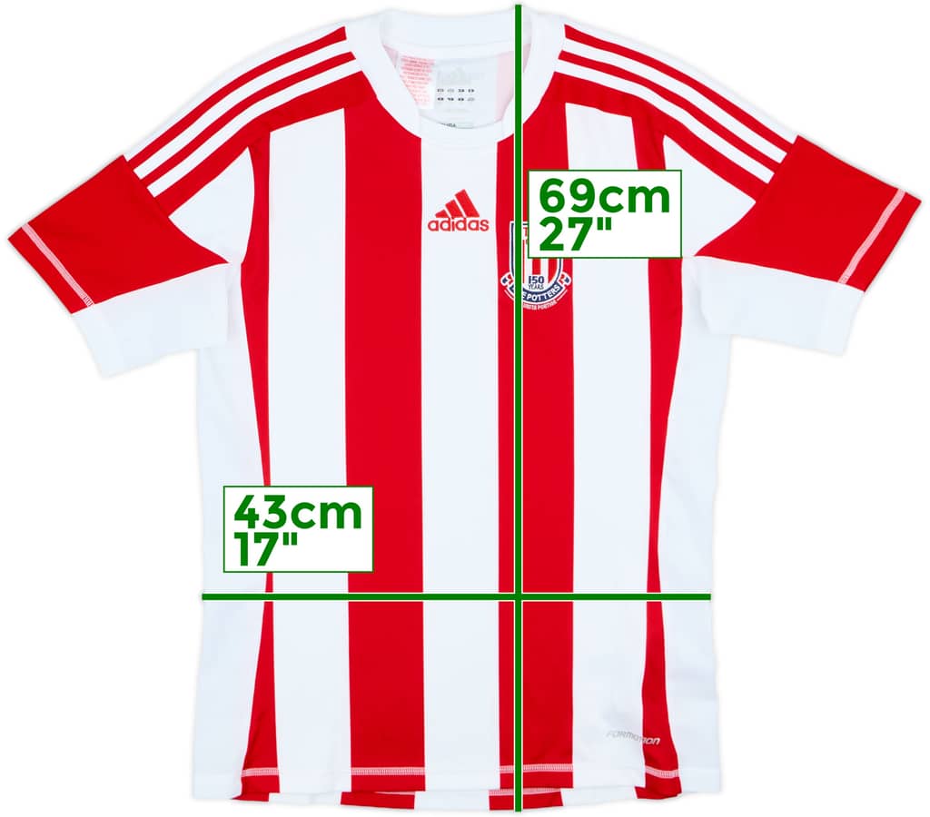2012-13 Stoke City '150 Years' Home Shirt - 8/10 - (XL.Boys)