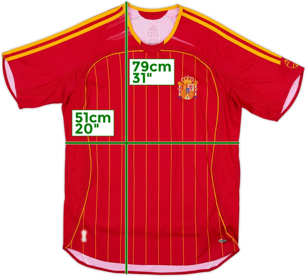 2006-08 Spain Home Shirt - 5/10 - (M)