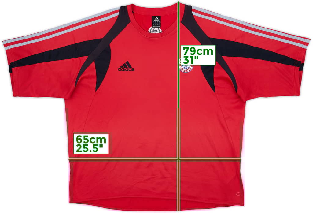 2004-05 Bayern Munich adidas Cotton Tee - 8/10 - (XXL)