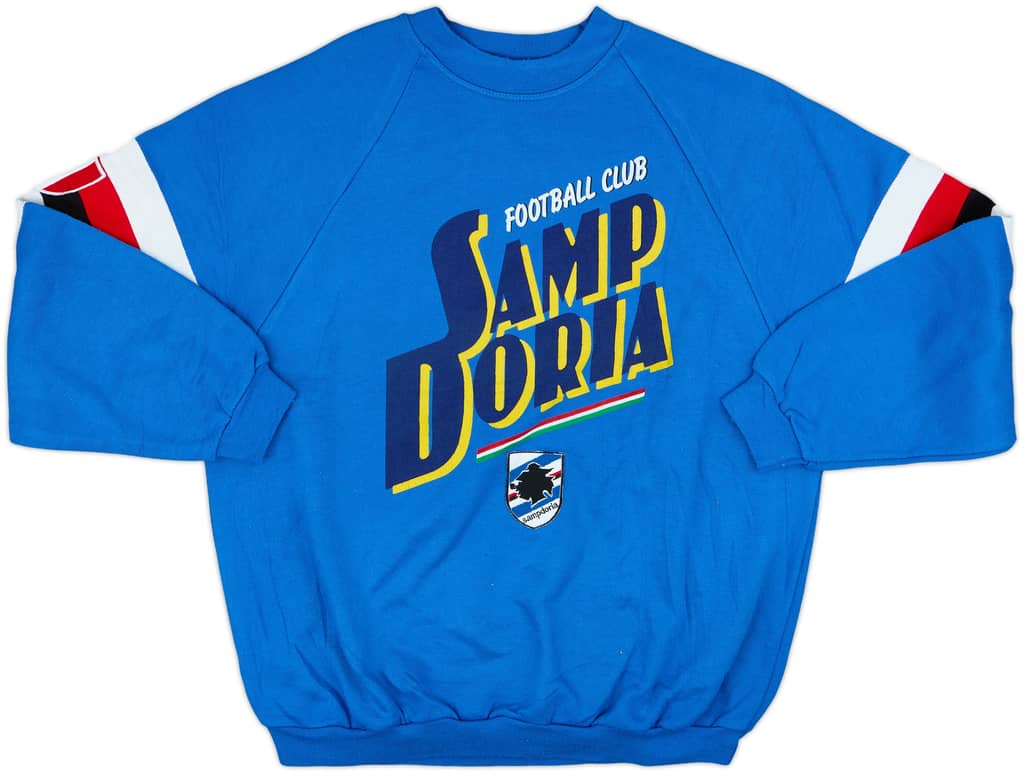 1990-91 Sampdoria Le Felpe Dei Grandi Club Sweat Top - 8/10 - (L)