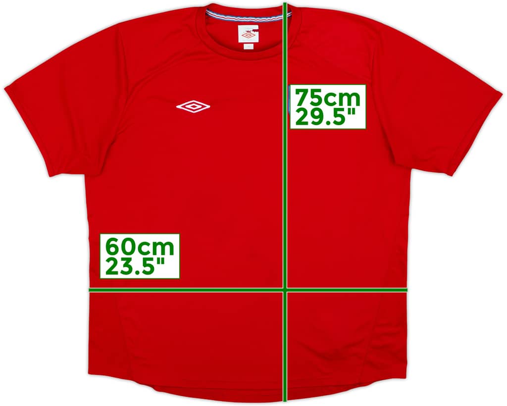 2010-11 England Umbro Training Shirt - 7/10 - (XXL)