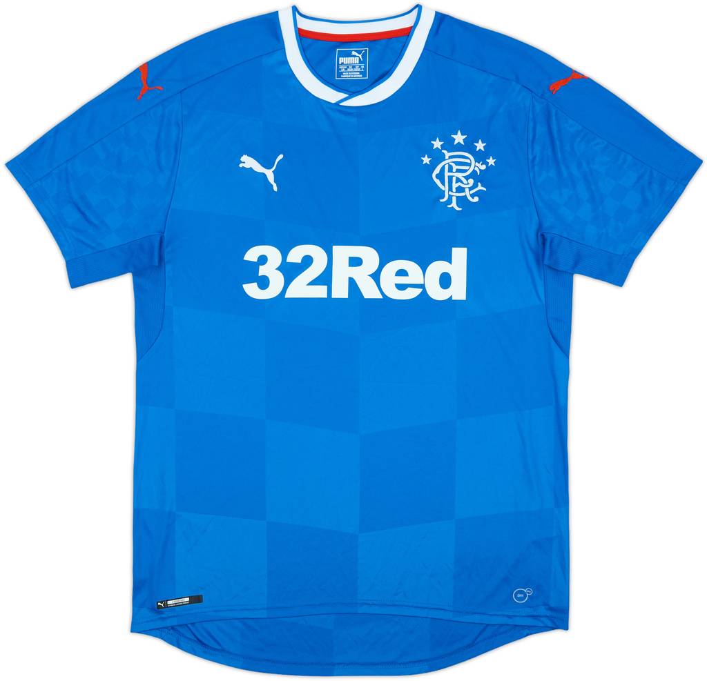 2016-18 Rangers Home Shirt - 10/10 - (L)