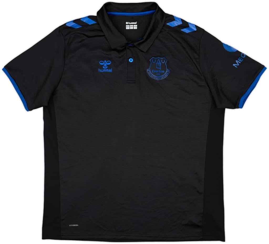 2021-22 Everton Hummel Polo Shirt - 8/10 - (XXL)
