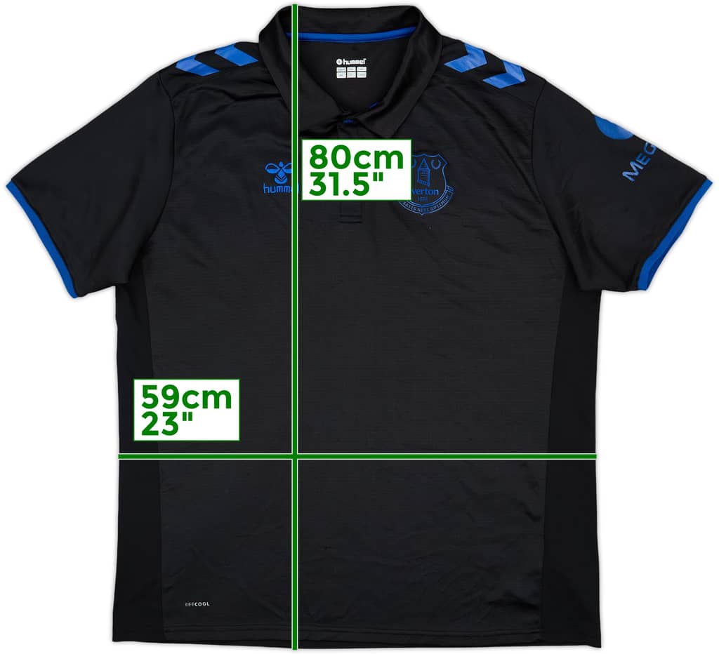 2021-22 Everton Hummel Polo Shirt - 8/10 - (XXL)