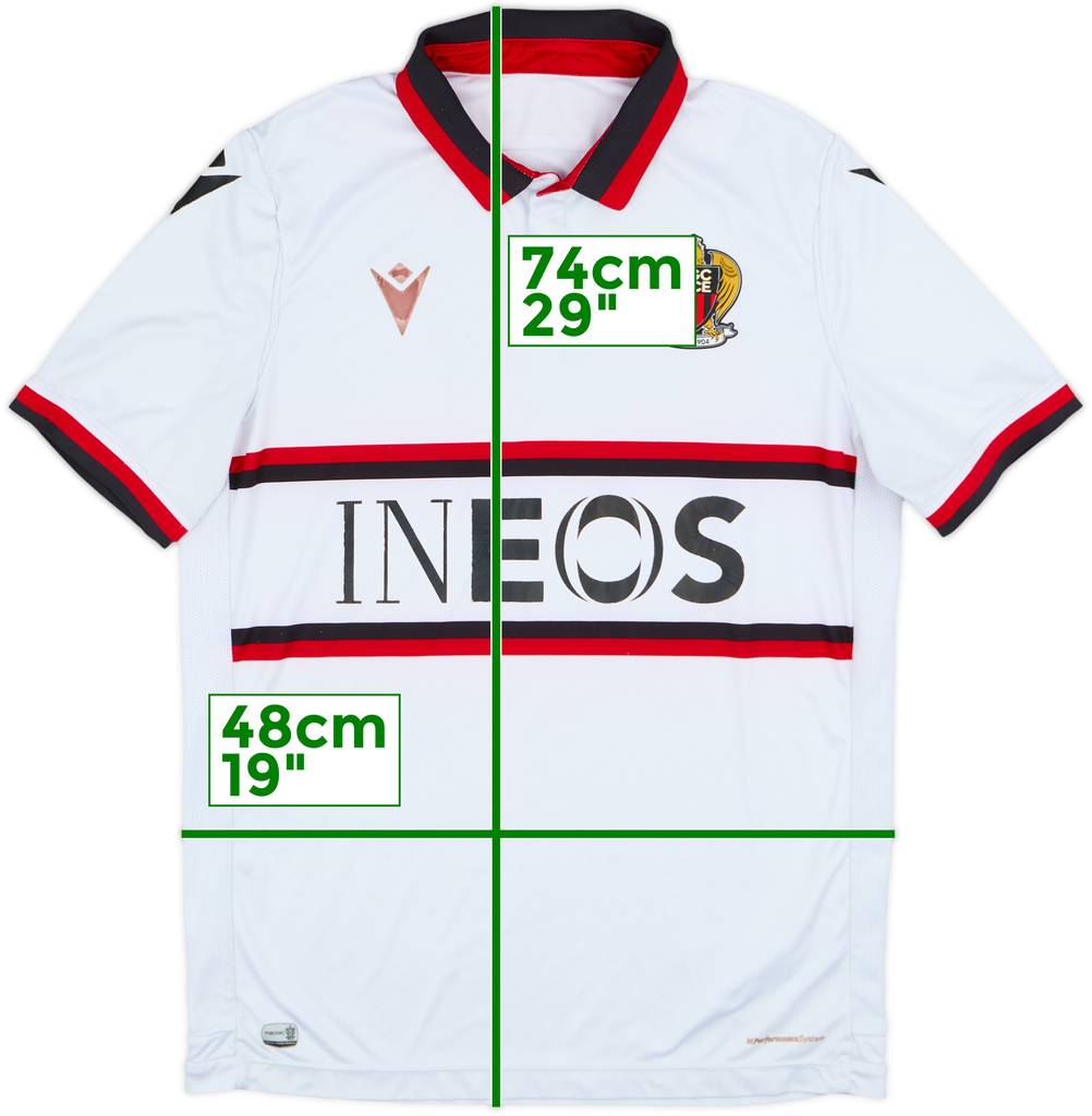 2020-21 Nice Away Shirt - 4/10 - (M)