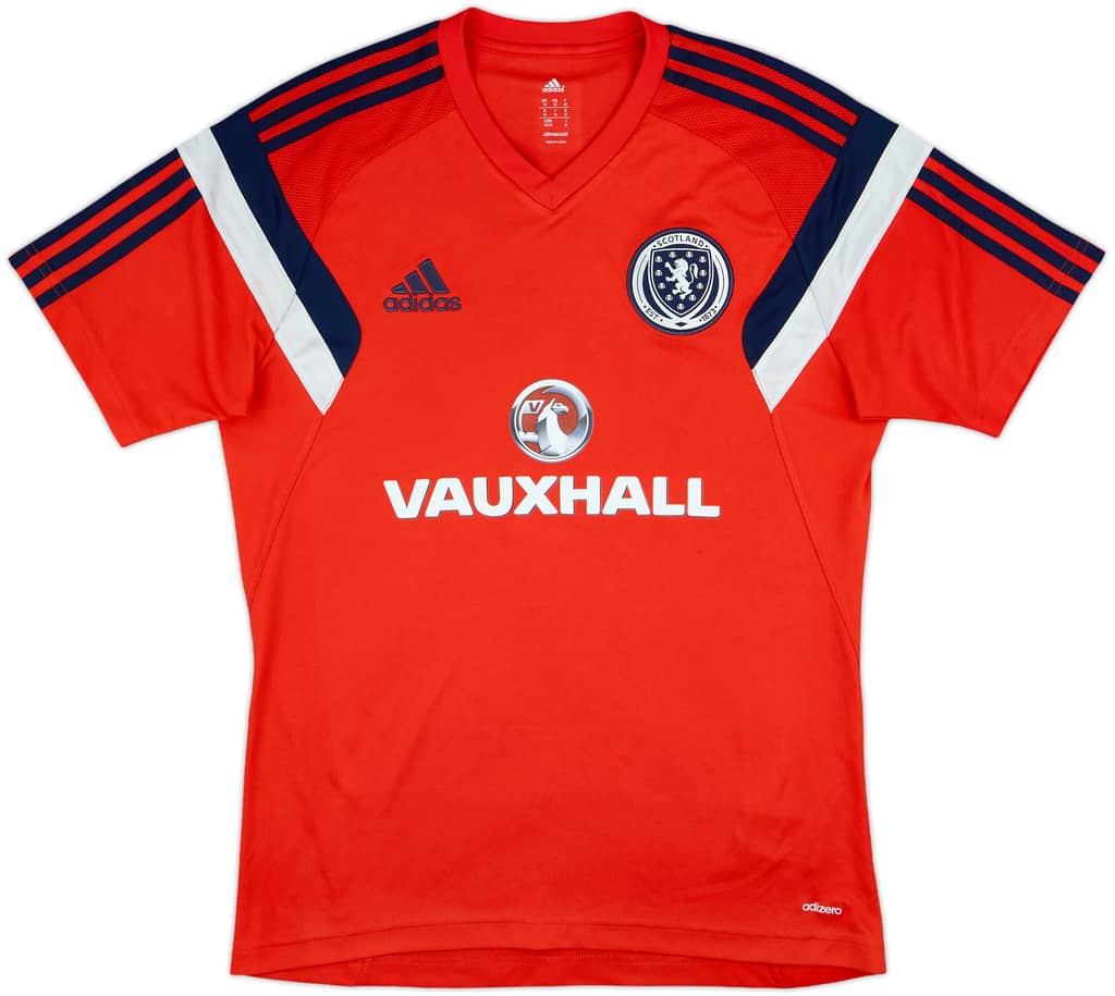 2014-15 Scotland adidas Training Shirt - 9/10 - (M)