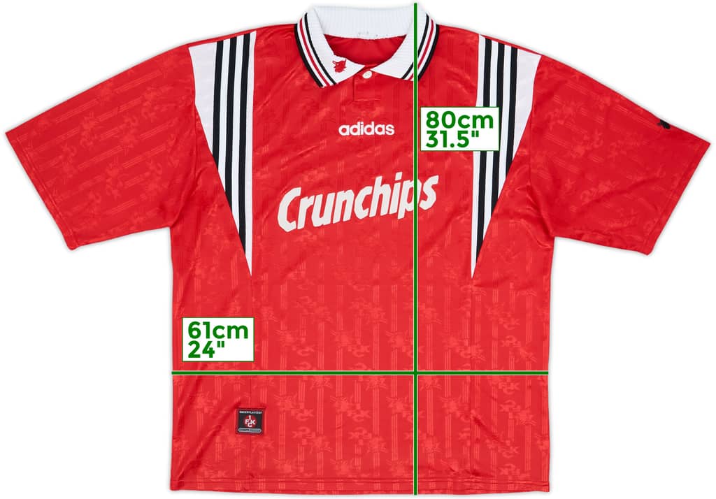 1996-98 Kaiserslautern Home Shirt - 8/10 - (XXL)