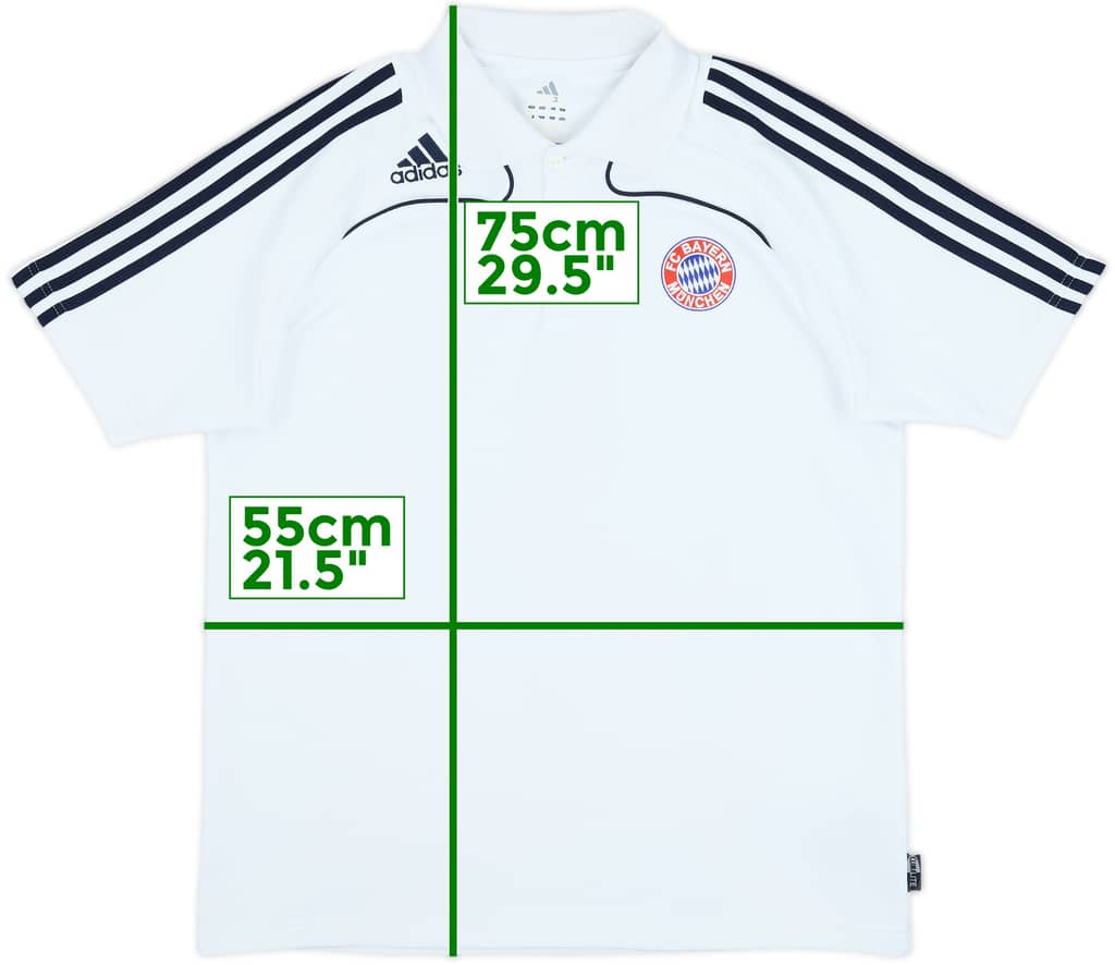 2008-09 Bayern Munich adidas Polo Shirt - 8/10 - (L)
