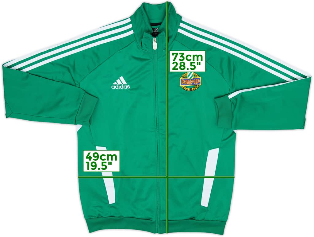 2012-13 Rapid Vienna adidas Track Jacket - 9/10 - (XL.Boys)