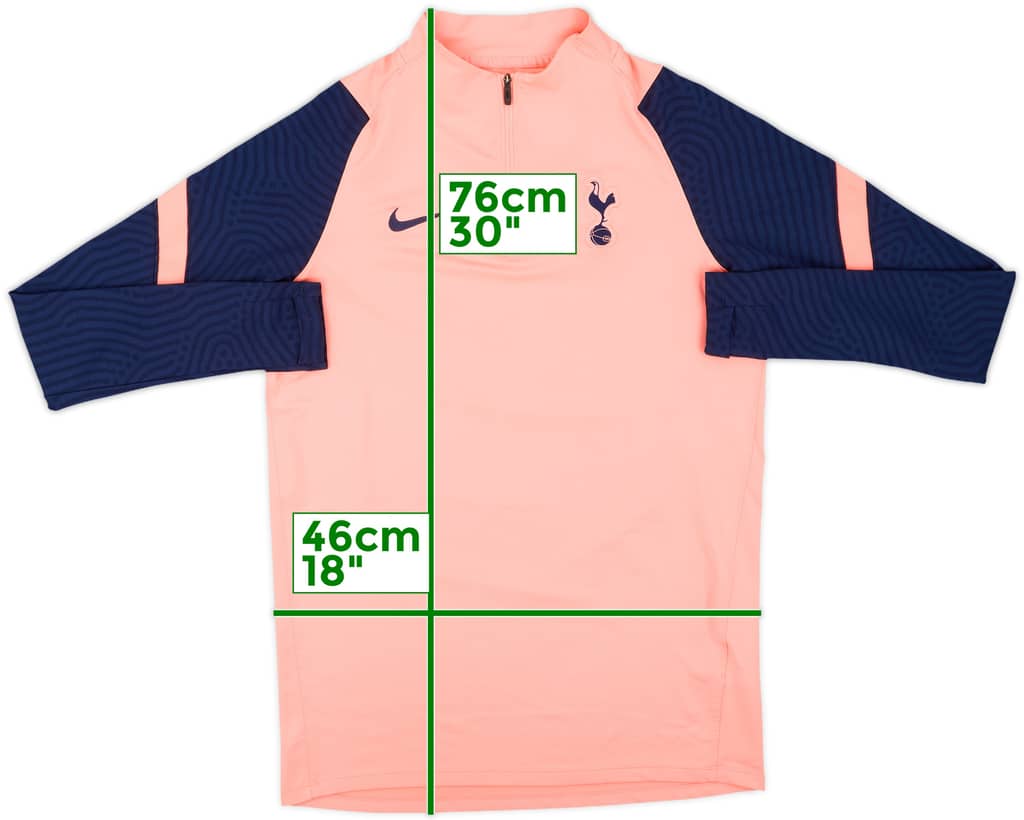 2020-21 Tottenham Nike 1/4 Zip Drill Top - 8/10 - (M)