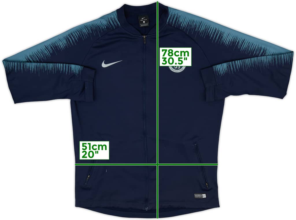 2018-19 Chelsea Nike Track Jacket - 9/10 - (L)