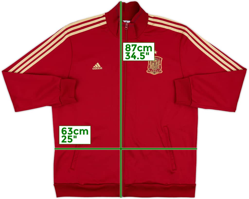 2014-15 Spain adidas Track Jacket - 8/10 - (XXL)