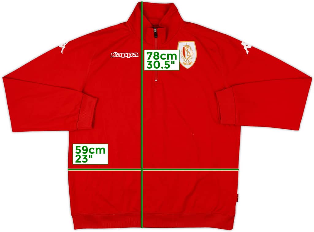 2016-17 Standard Liege Kappa 1/4 Zip Drill Top - 9/10 - (XL)