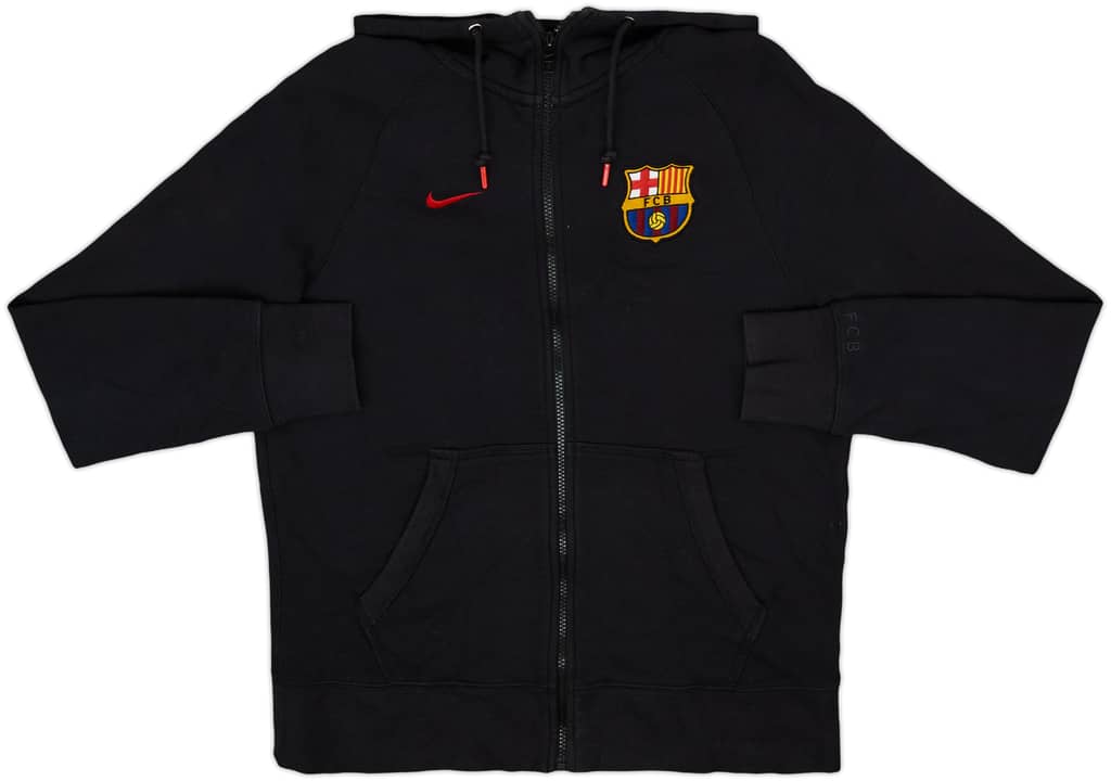 2013-14 Barcelona Nike Hooded Track Jacket - 9/10 - (M)