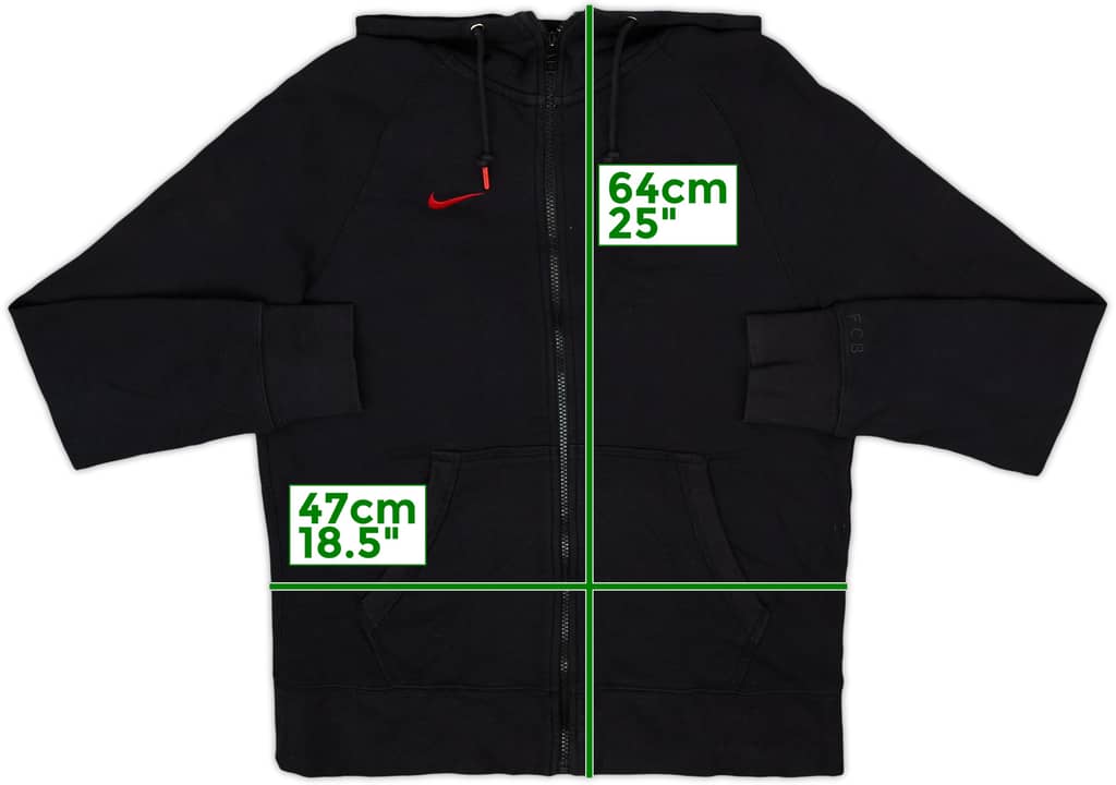 2013-14 Barcelona Nike Hooded Track Jacket - 9/10 - (M)