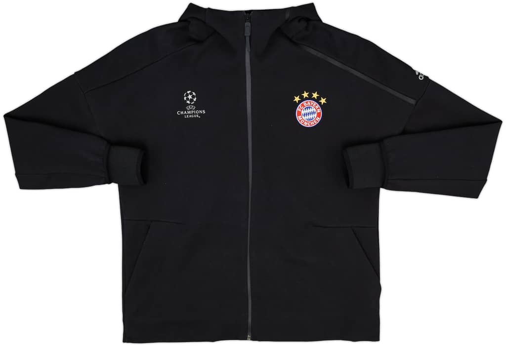 2016-17 Bayern Munich CL adidas Hooded Track Jacket - 9/10 - (XL)