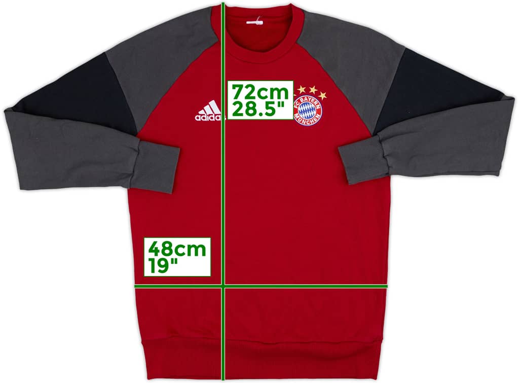 2016-17 Bayern Munich adidas Sweat Top - 8/10 - (M)