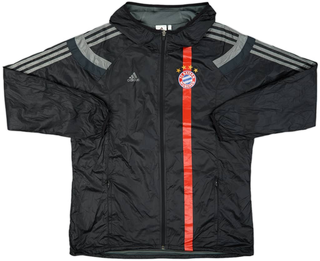 2014-15 Bayern Munich adidas Hooded Rain Jacket - 8/10 - (XL)