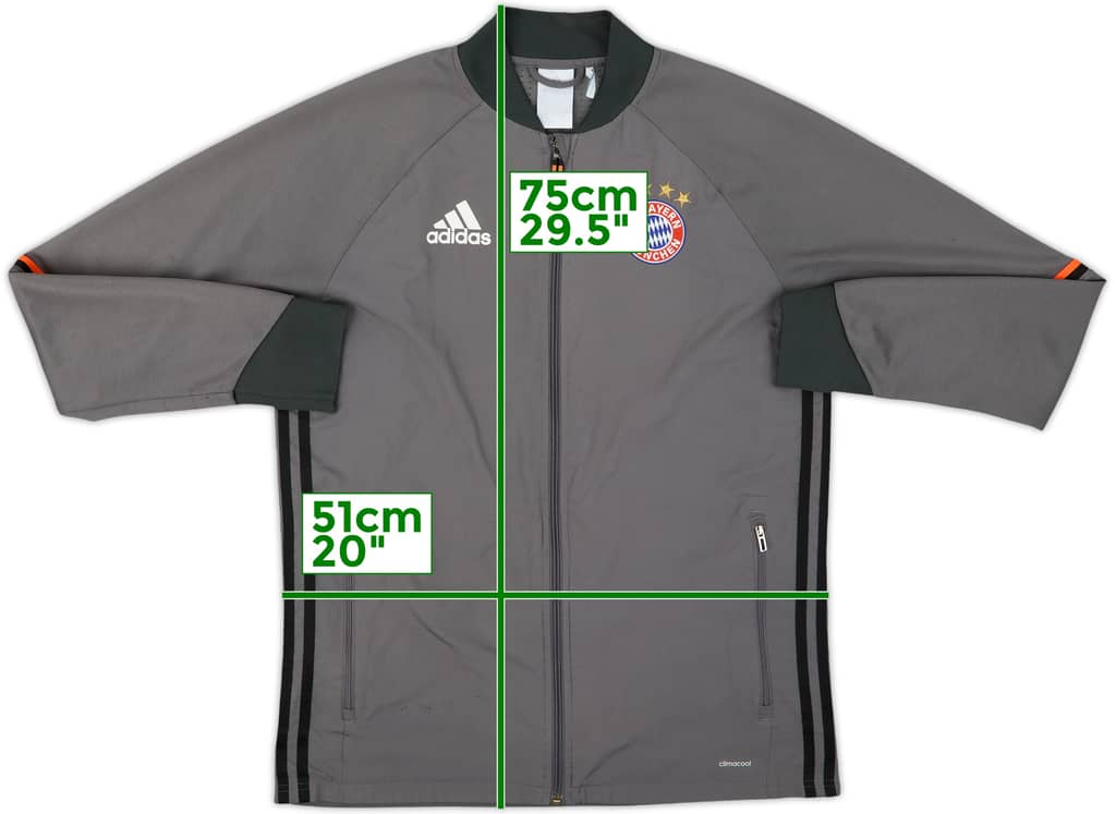 2016-17 Bayern Munich adidas Track Jacket - 7/10 - (M)