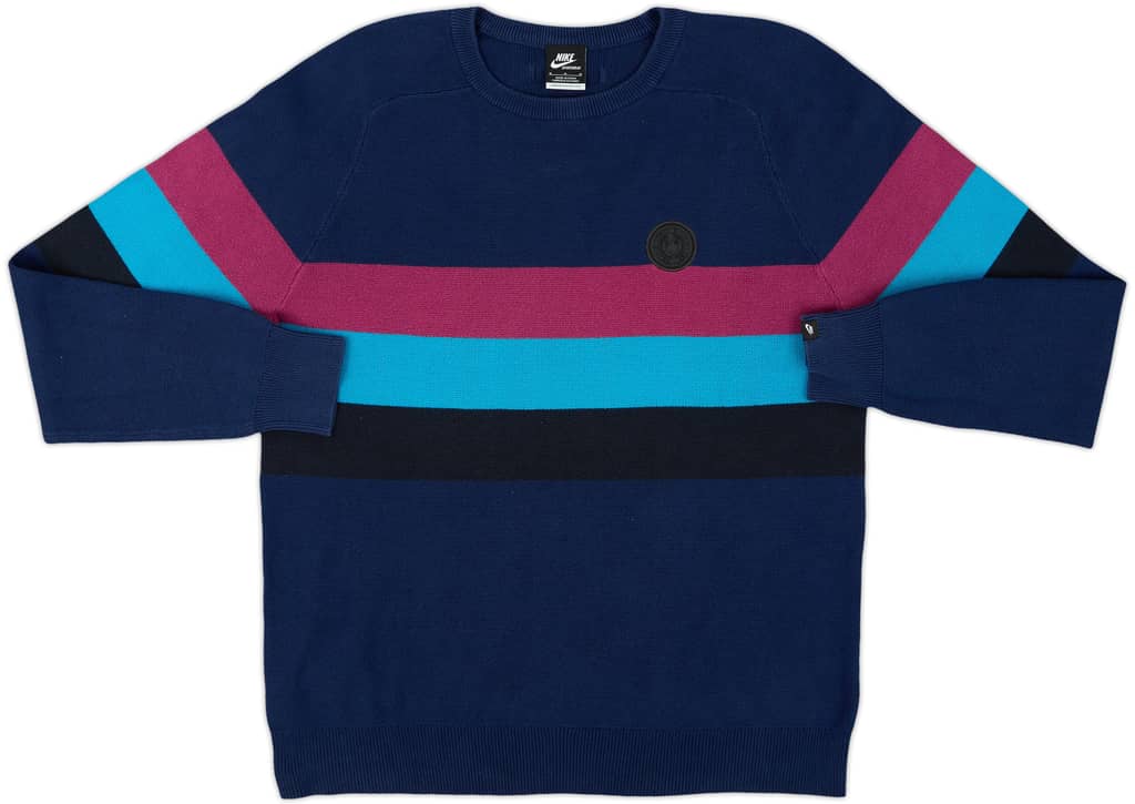 2012-13 Barcelona Nike Knitted Sweat Top - 9/10 - (M)