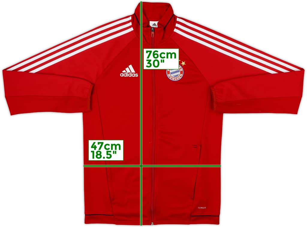 2017-18 Bayern Munich adidas Track Jacket - 9/10 - (S)