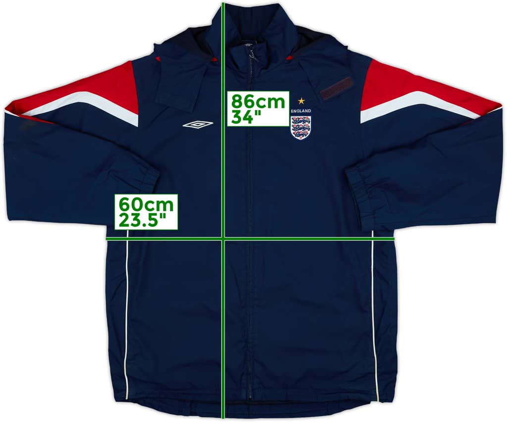2004-06 England Umbro Hooded Rain Jacket - 5/10 - (L)