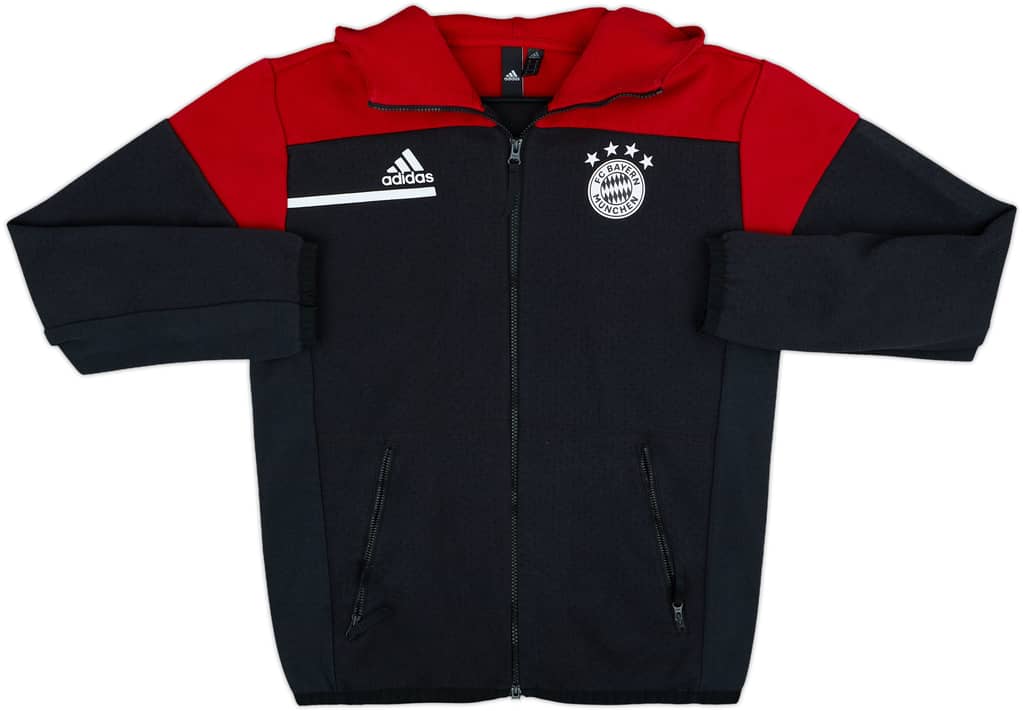 2020-21 Bayern Munich adidas Hooded Track Jacket - 8/10 - (M)