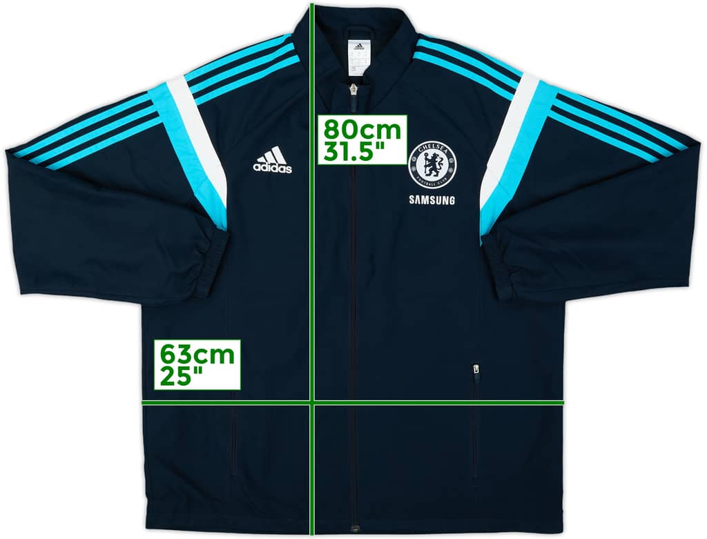 2014-15 Chelsea adidas Track Jacket - 8/10 - (XL)