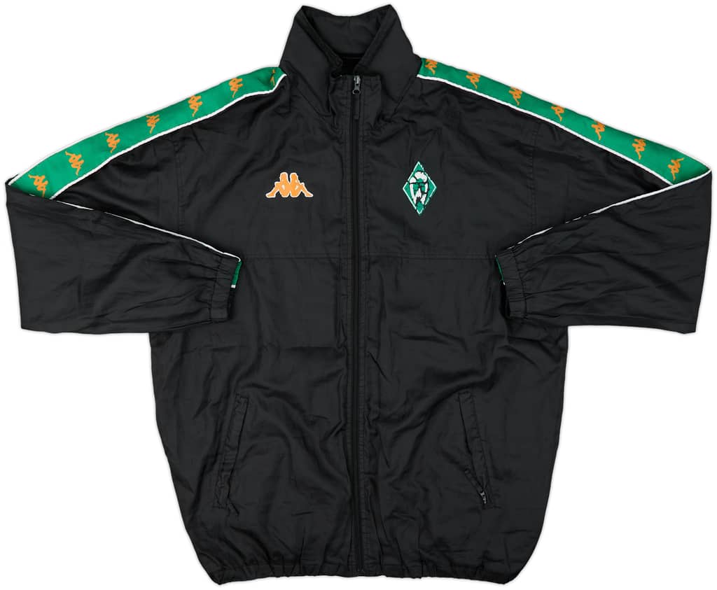 2000-01 Werder Bremen Kappa Hooded Rain Jacket - 4/10 - (XL)