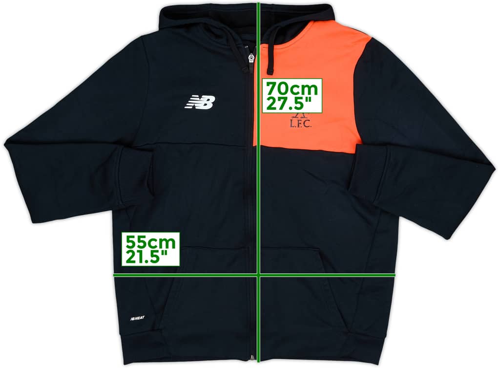 2016-17 Liverpool New Balance Hooded Track Jacket - 8/10 - (L)