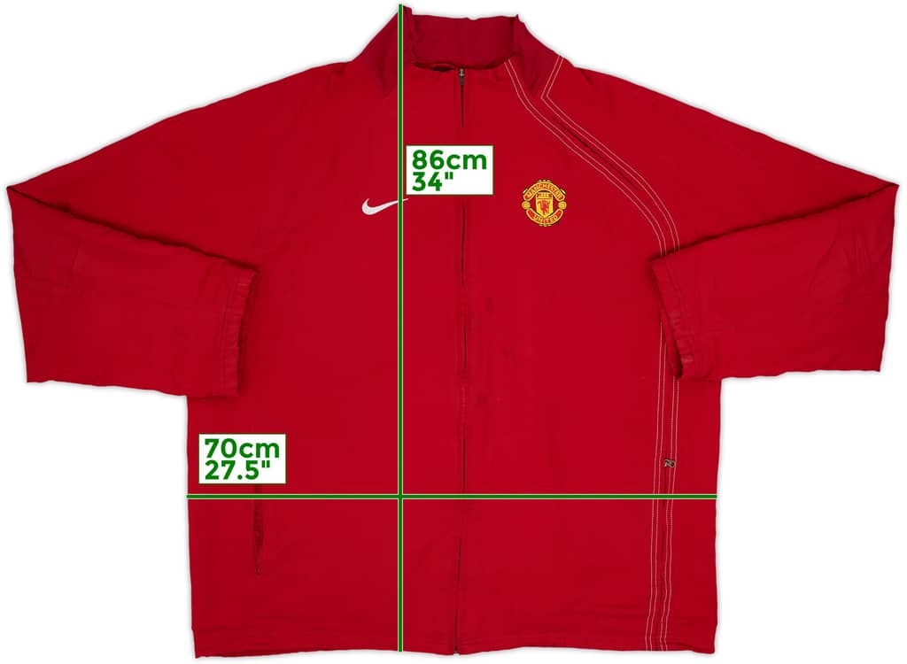 2004-05 Manchester United Nike Track Jacket - 5/10 - (XXL)