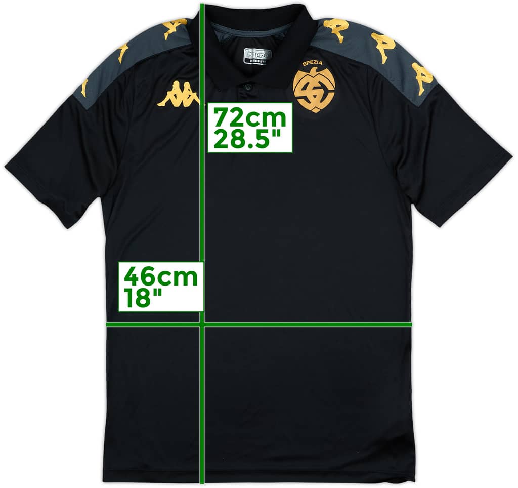 2023-24 Spezia Kappa Polo Shirt - 9/10 - (M)