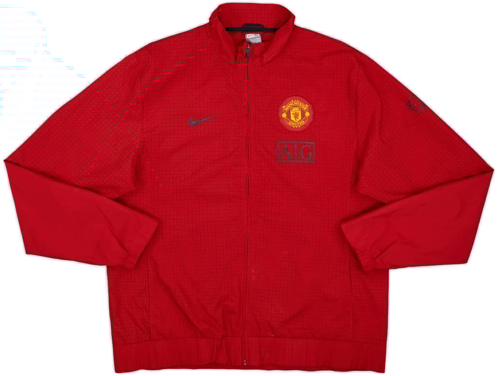 2009-10 Manchester United Nike Track Jacket - 8/10 - (XL)